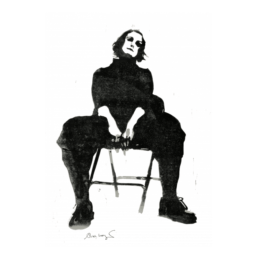 Alison Moyet - Version 2 A3 Numbered Print Of Linocut Created By Alison Moyet Ltd Edition