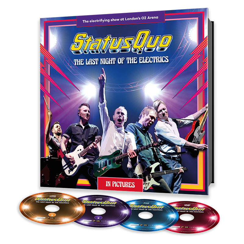 Status Quo - The Last Night Of The Electrics Ltd. earBOOK Edition 2CD, DVD + Blu-ray CD Collectors Pack