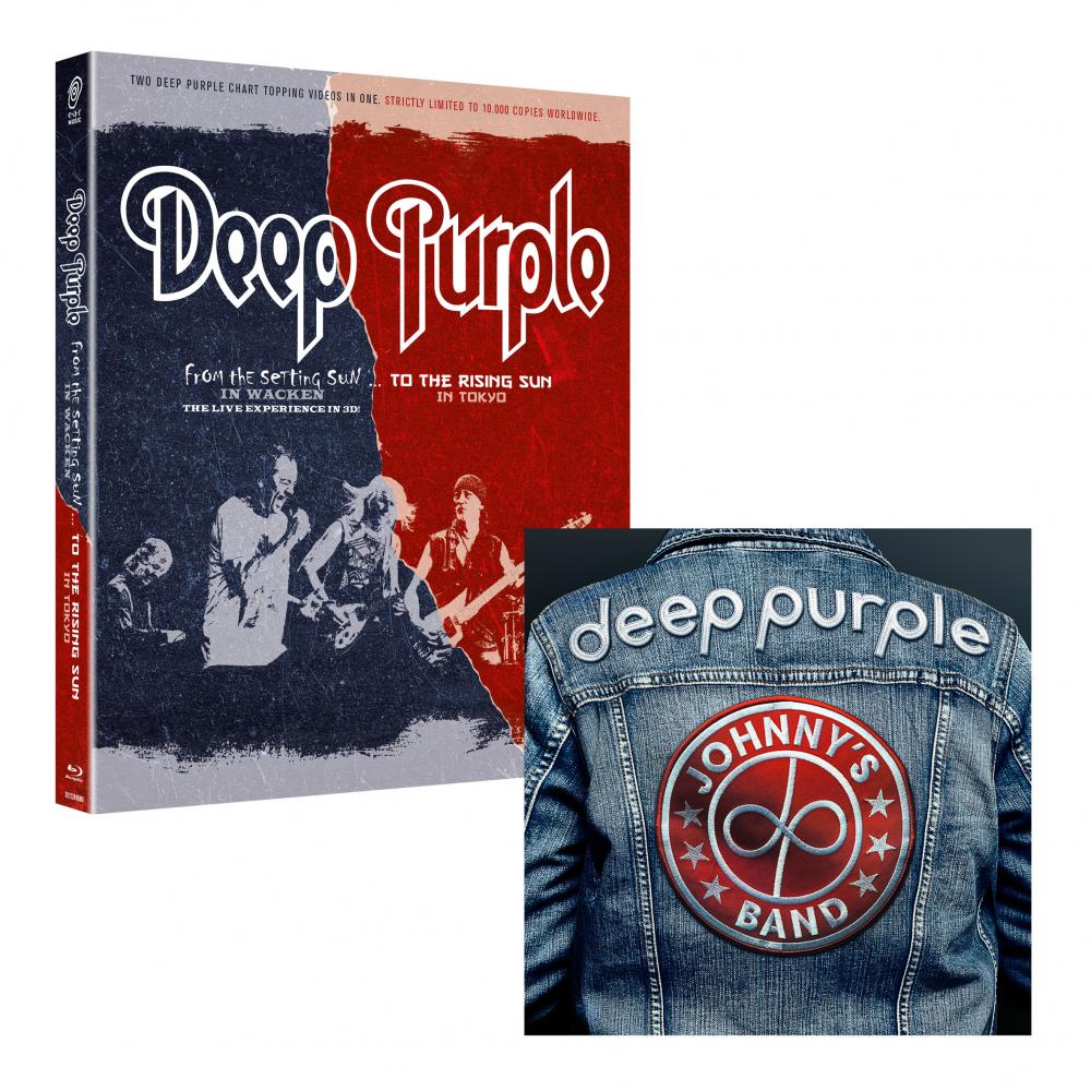 Deep Purple - Johnny's Band EP + From The Setting Sun In Wacken... To The Rising Sun In Tokyo 2 x Blu-Ray Set