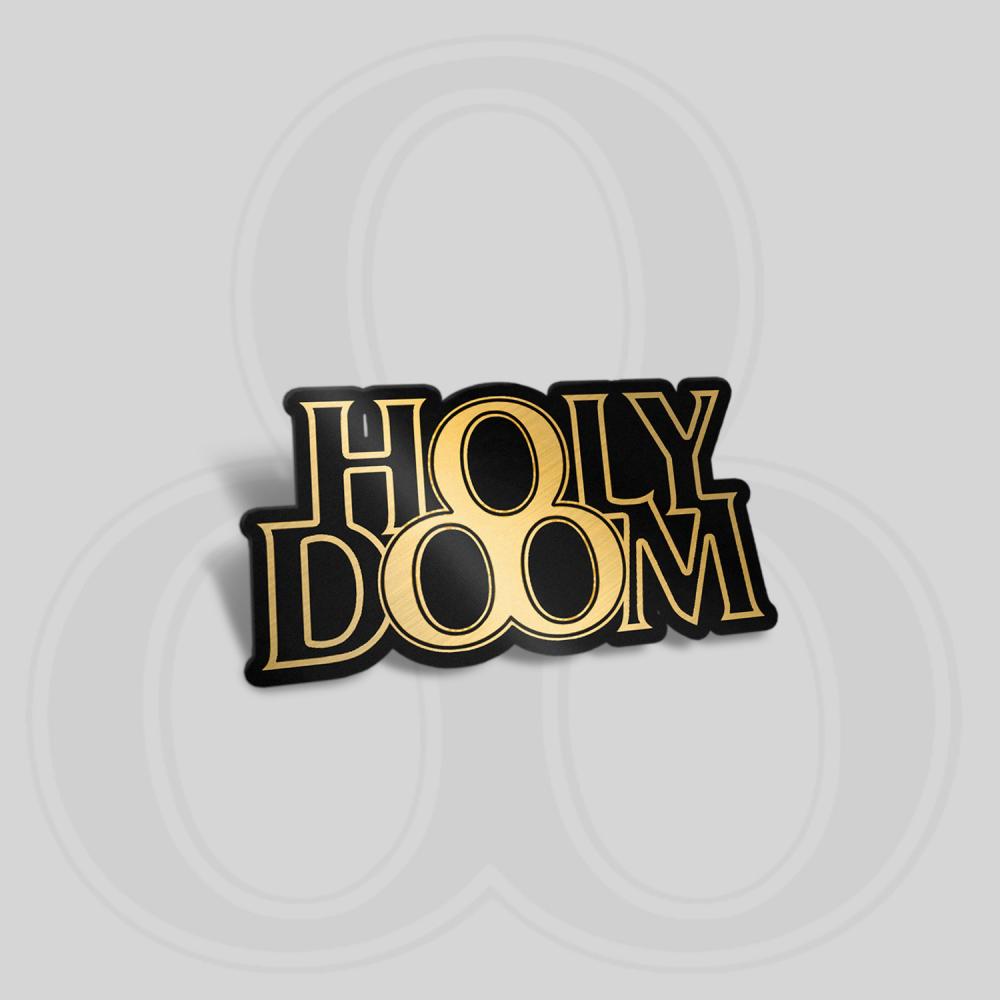 Demob Happy - Holy Doom Pin Badge