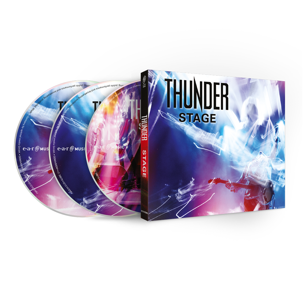 Thunder - Stage 2CD + Blu-ray CD Collectors Pack