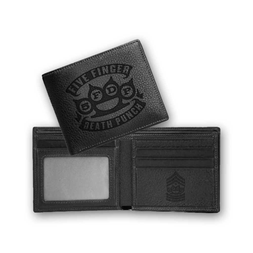 Five Finger Death Punch Wallet - Brass Knuckle Wallet