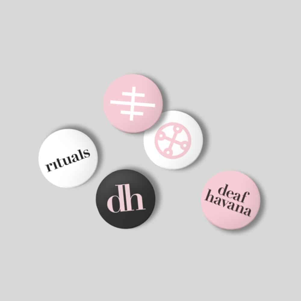 Deaf Havana - Rituals Pin Badge Set