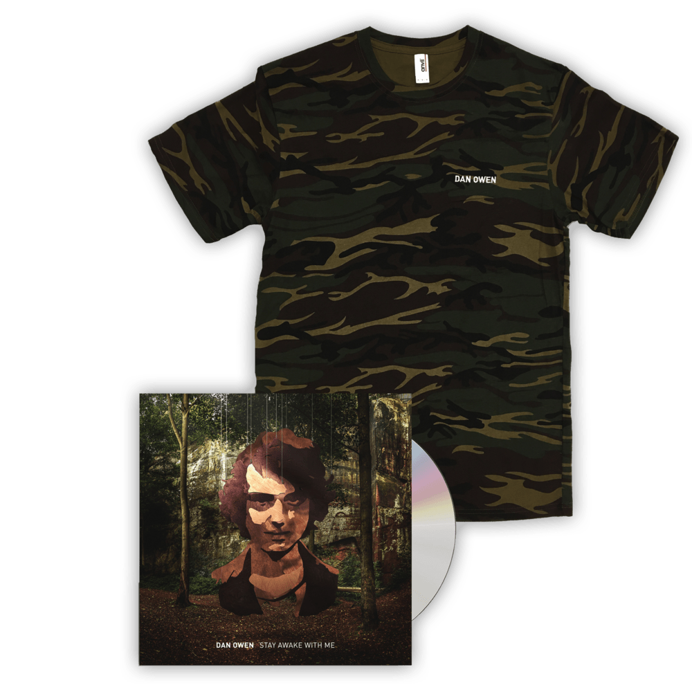 Dan Owen - Camo T-Shirt + Stay Awake With Me CD Album