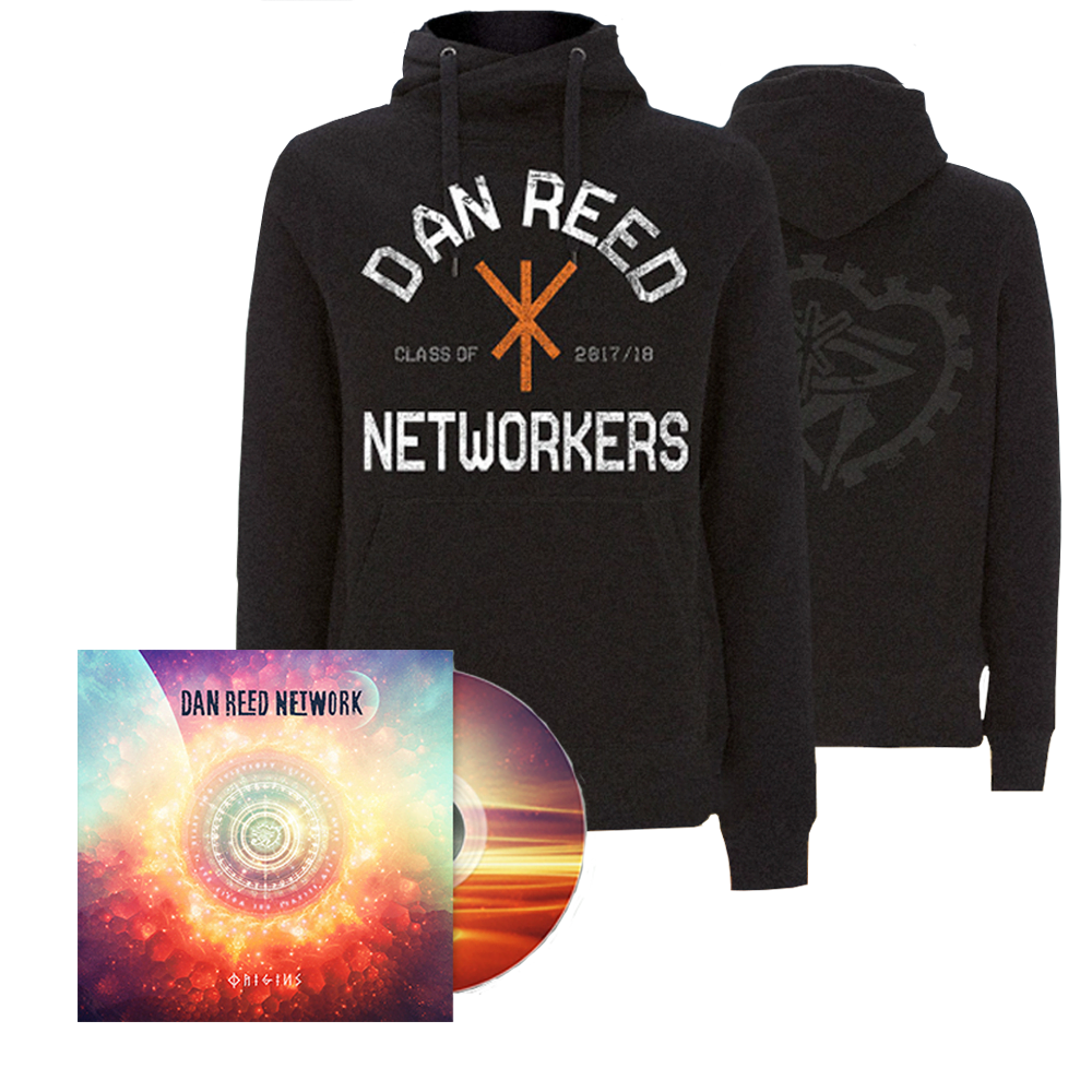 Dan Reed Network - Origins CD + Networkers Hoodie