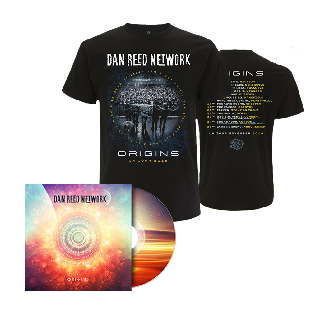 Dan Reed Network - Origins CD + Tour T-Shirt