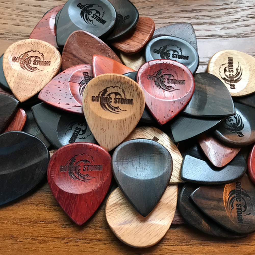 Gothic Storm - Wooden Plectrums