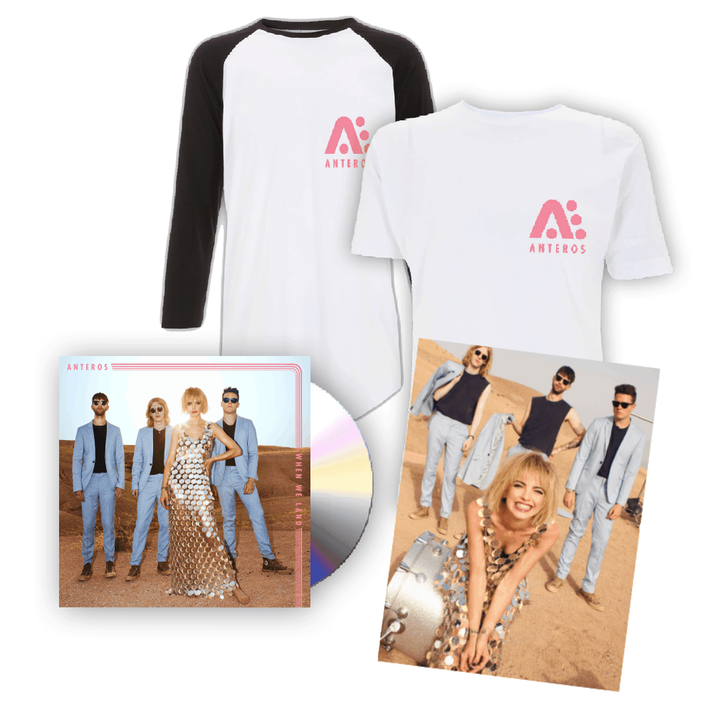 Anteros - When We Land CD Album-T-Shirt