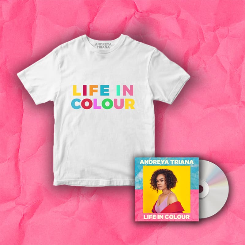 Andreya Triana - A Life In Colour CD + T-Shirt