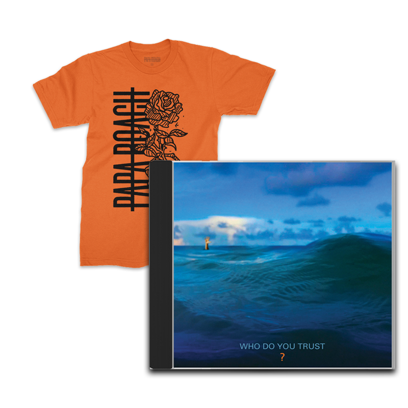 Papa Roach - Who Do You Trust CD-Orange T-Shirt