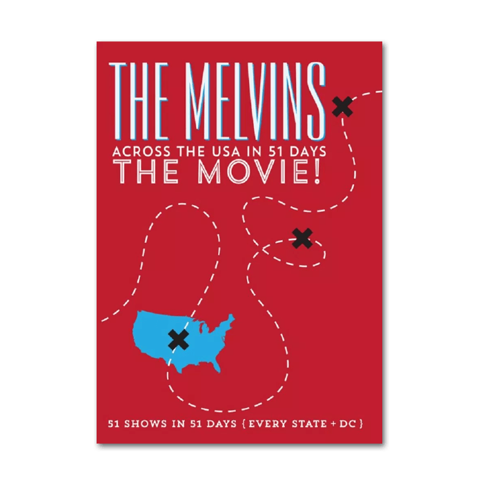 Melvins - Across The USA In 51 Days: The Movie! DVD