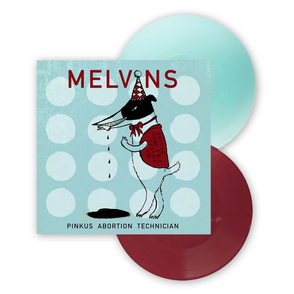 Melvins - Pinkus Abortion Technician Double Electric Blue/Oxblood Coloured Double-LP