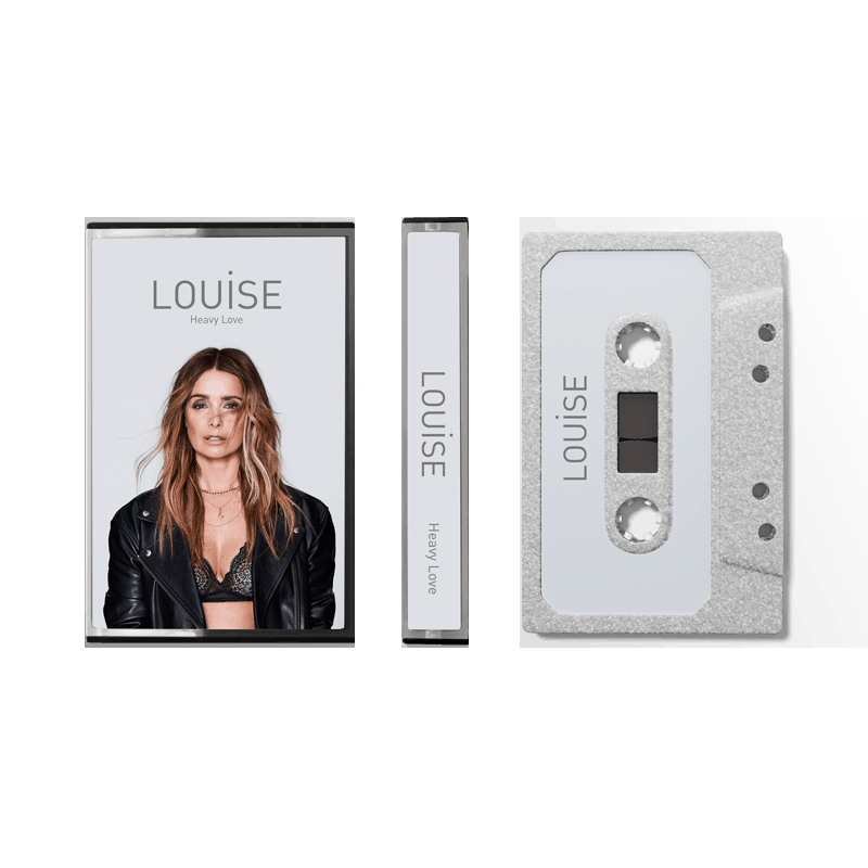 Louise - Heavy Love Silver Glitter Cassette