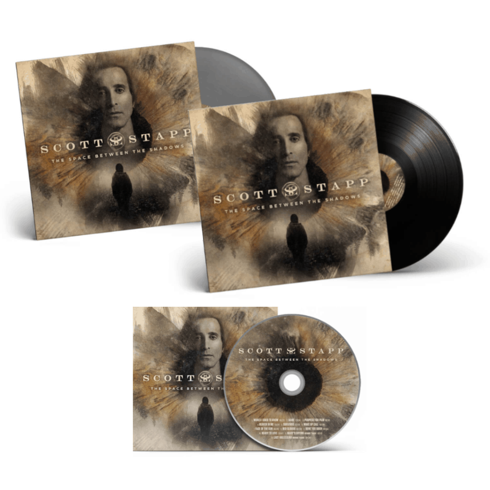 Scott Stapp - The Space Between The Shadows CD-Exclusive Silver Vinyl-Black Vinyl