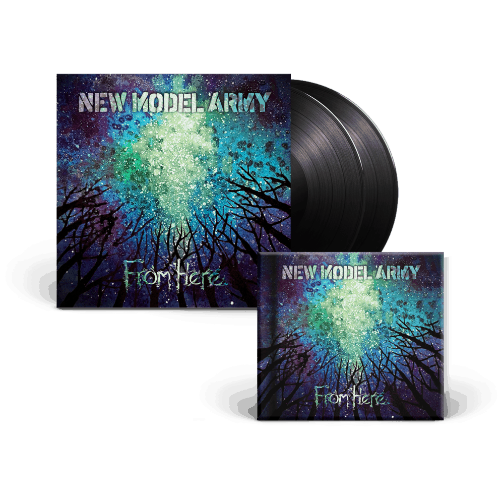 New Model Army - From Here- Double Heavyweight Gatefold Vinyl-CD Hardcover Media Book