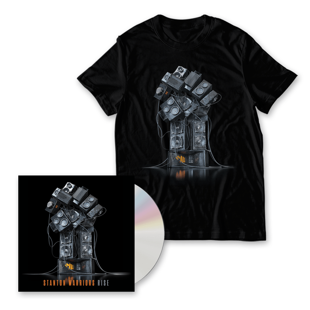 Stanton Warriors - Rise CD Album Includes Rise DJ Mix CD-Album Art T-Shirt