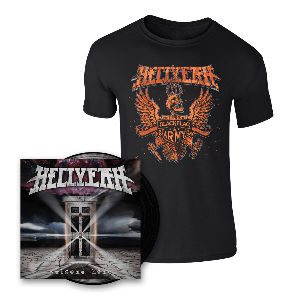 Hellyeah - Welcome Home Vinyl-Black Flag Army T-Shirt