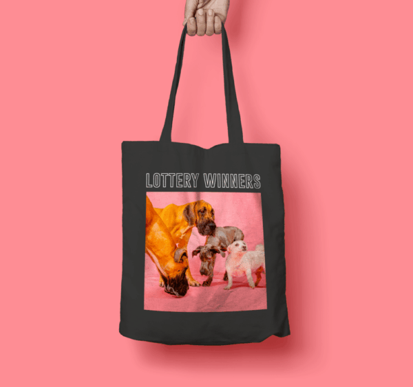 The Lottery Winners - Black Tote-Bag - Image 1