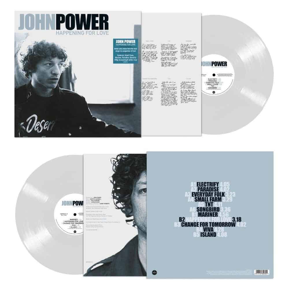 John Power - Happening For Love White Heavyweight-LP