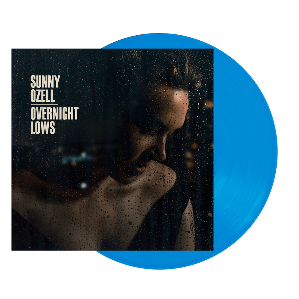 Sunny Ozell - Overnight Lows Blue Signed-LP