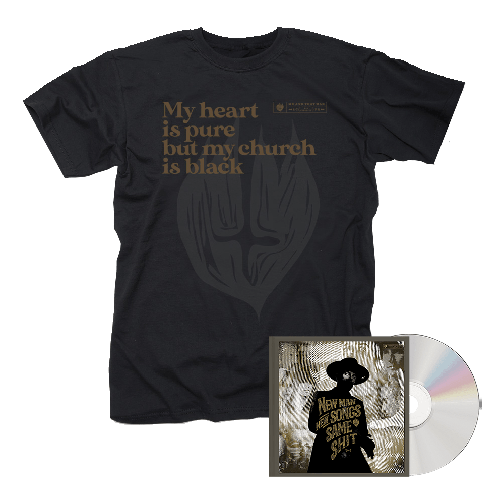 Me & That Man - New Man-New Songs-Same Shit: Vol1 CD Book-T-Shirt Bundle