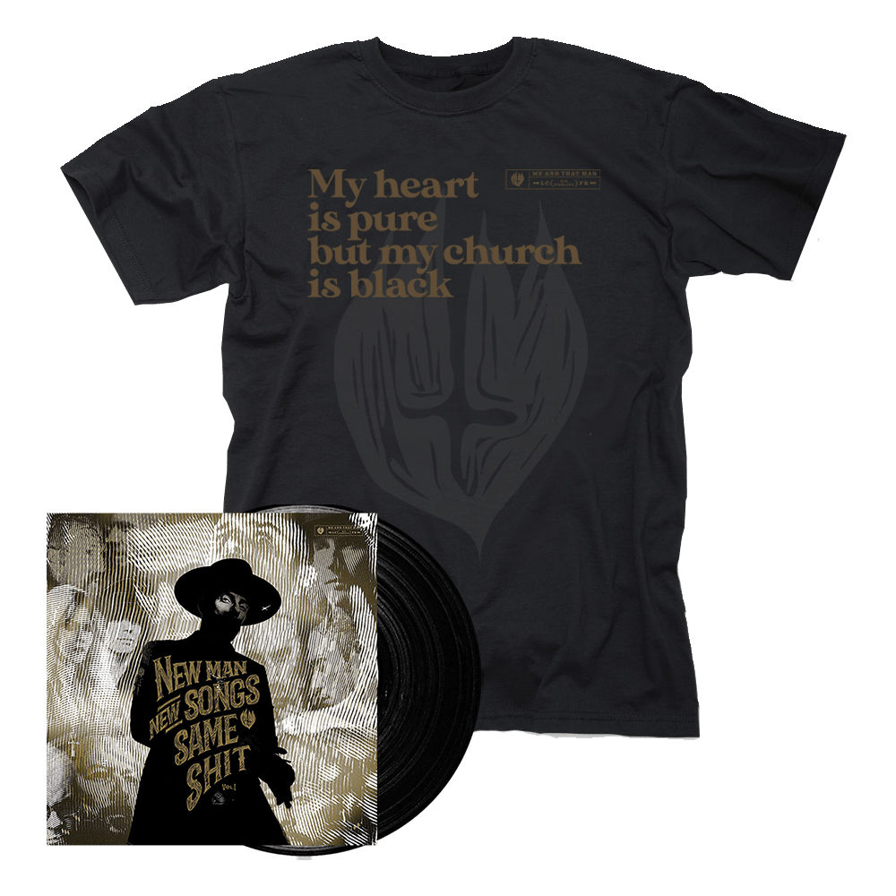 Me & That Man - New Man-New Songs-Same Shit: Vol1 Vinyl-T-Shirt Bundle