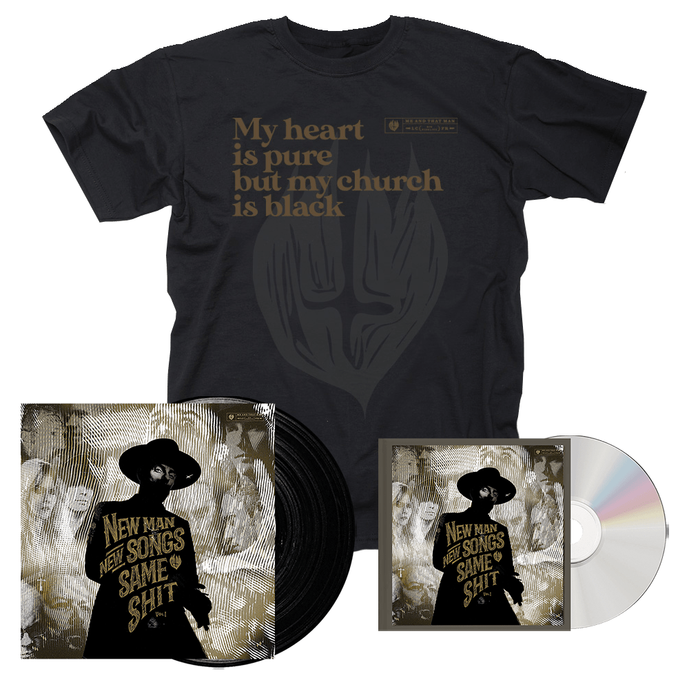 Me & That Man - New Man-New Songs-Same Shit: Vol1 Vinyl-CD Book-T-Shirt Bundle