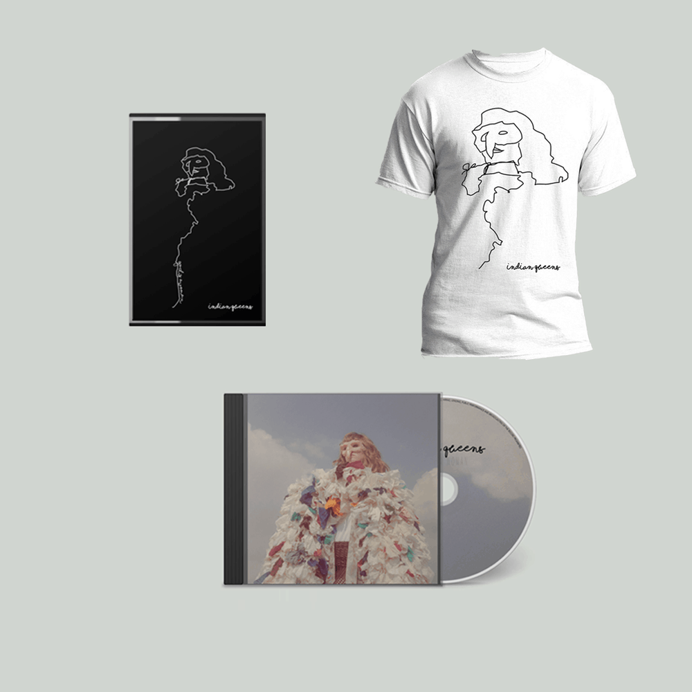 Indian Queens - God Is A Woman CD + Cassette + T-Shirt