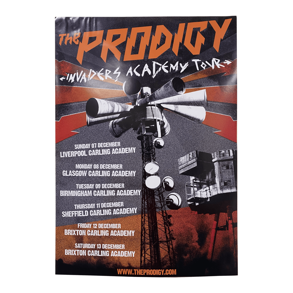 The Prodigy - Invaders Academy A2 Tour Poster