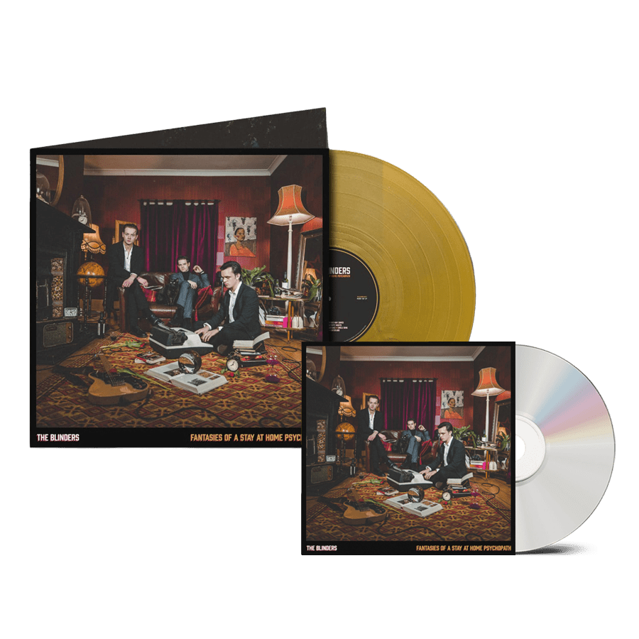 The Blinders - Fantasies Of A Stay At Home Psychopath CD + Exclusive Gatefold Gold-Vinyl