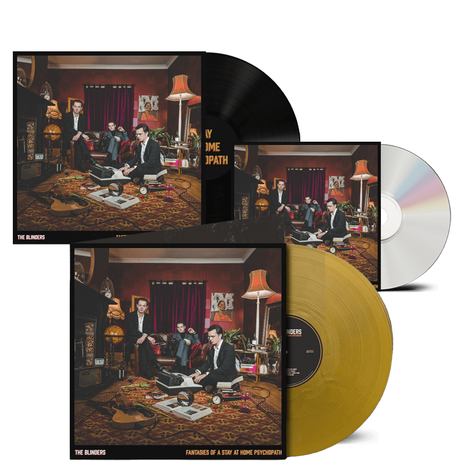 The Blinders - Fantasies Of A Stay At Home Psychopath CD + Exclusive Gatefold Gold-Vinyl + Black-Vinyl