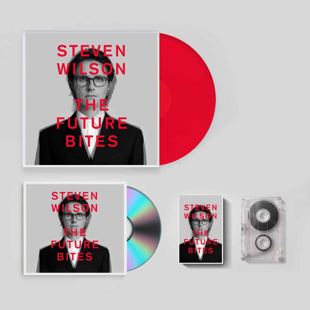 Steven Wilson - Steven Wilson x The Future Bites CD + Gatefold Red Vinyl Ltd Edition + Cassette