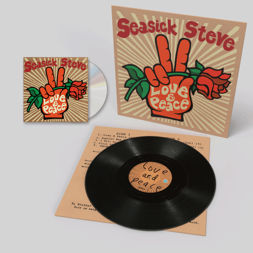 Seasick Steve - Love & Peace Black-Vinyl + CD