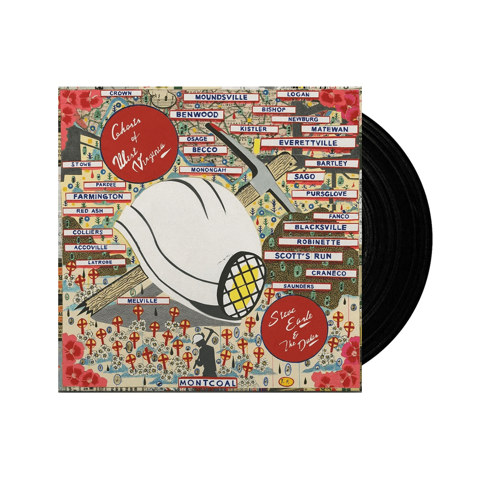 Steve Earle & The Dukes - Ghosts of West Virginia Black Vinyl