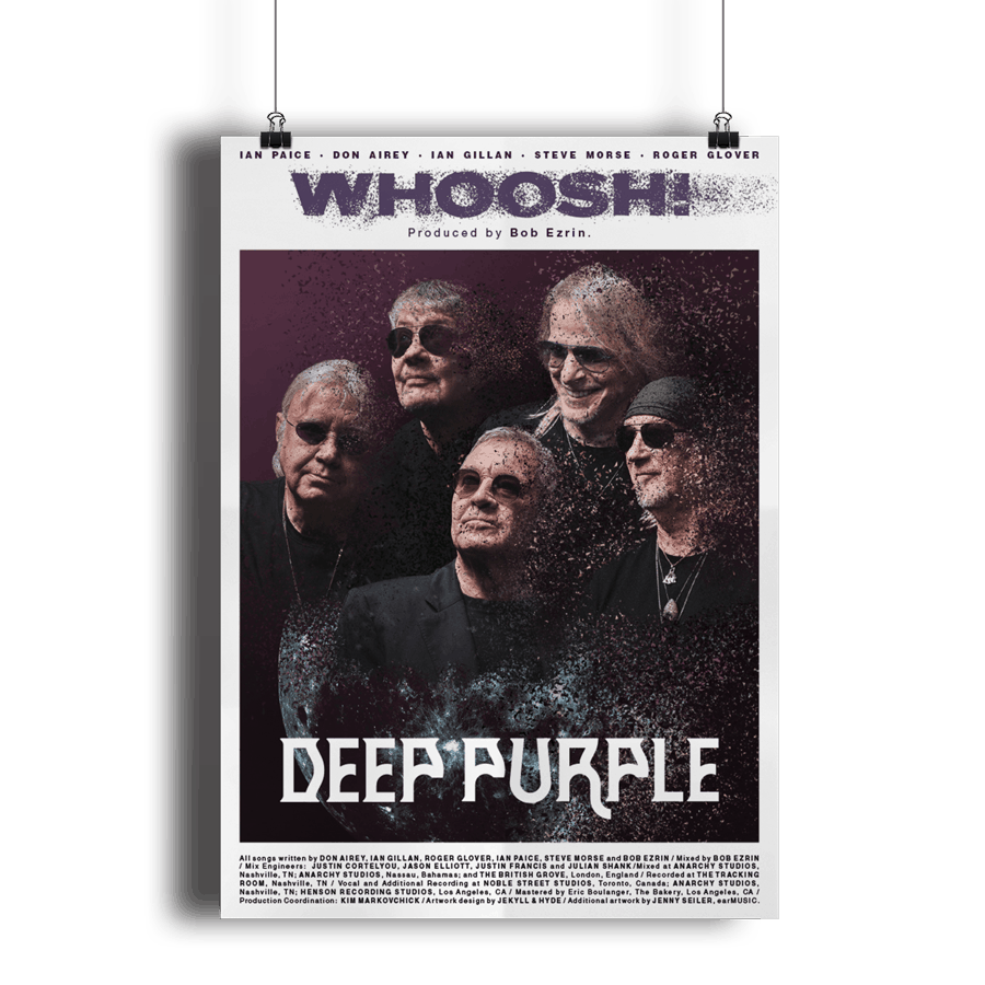 Deep Purple - A2 Band Poster Whoosh!