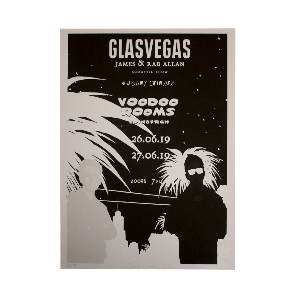 Glasvegas - Acoustic Tour Print - Edinburgh