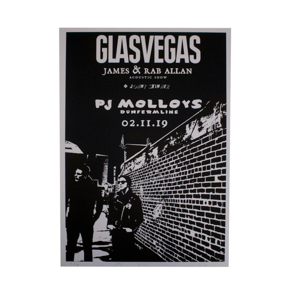 Glasvegas - Acoustic Tour Print - Dunfermline