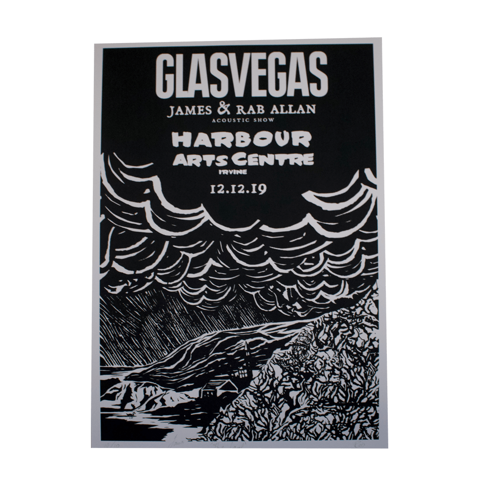 Glasvegas - Acoustic Tour Print - Irvine