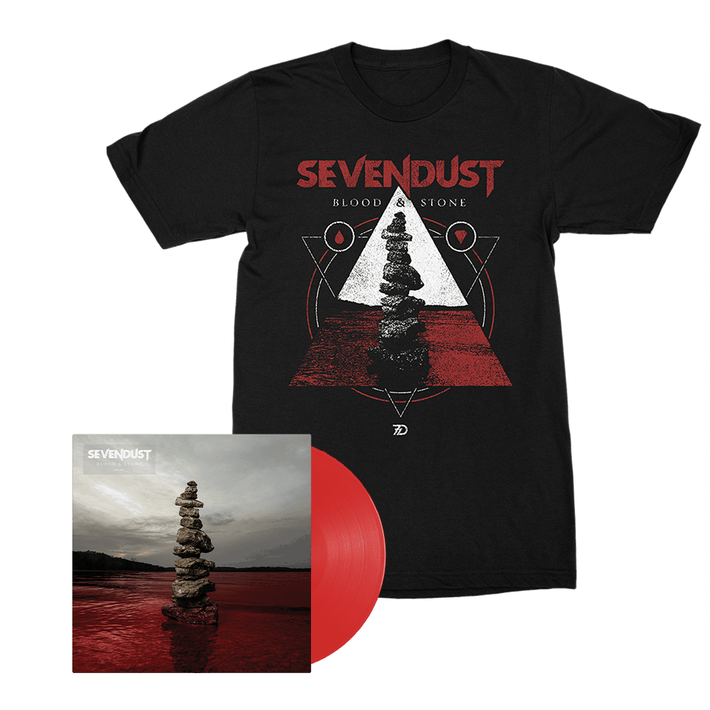 Sevendust - Blood & Stone Vinyl-Tee Bundle