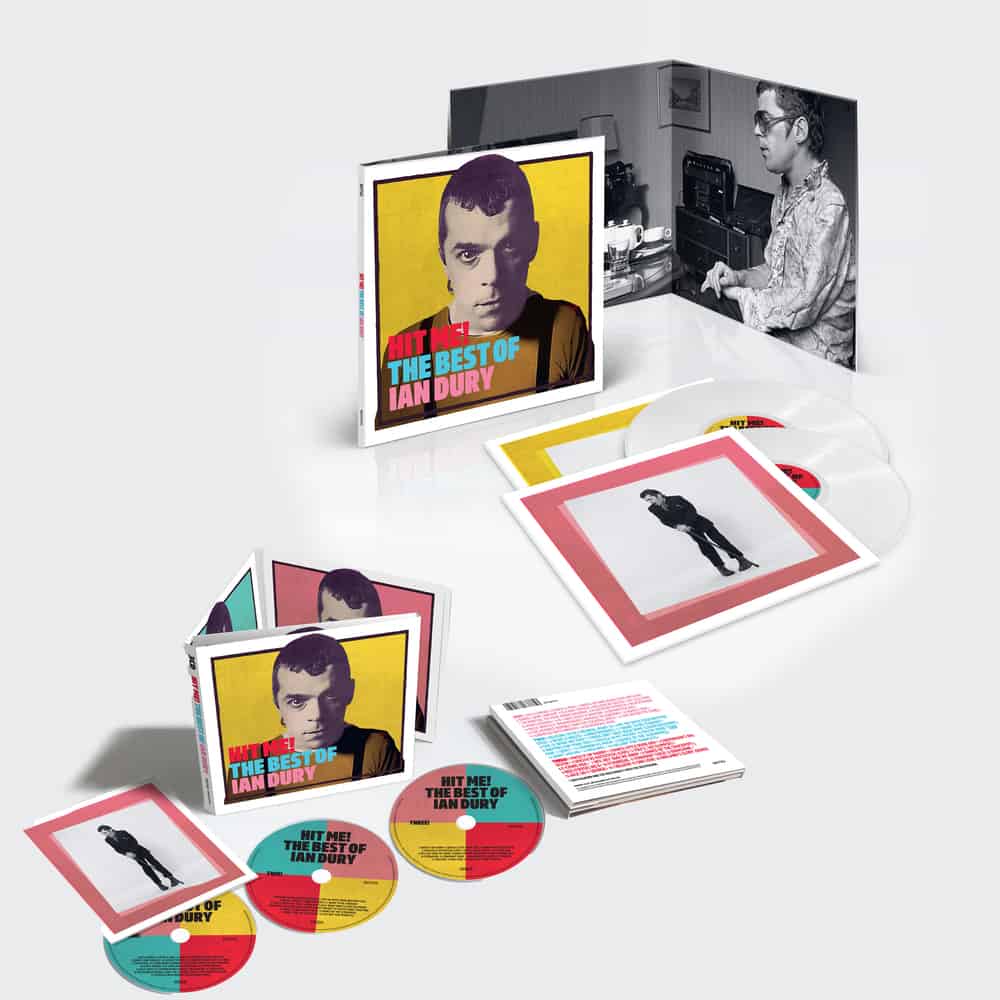 Ian Dury - Hit Me! The Best Of 3CD-White Double-Vinyl