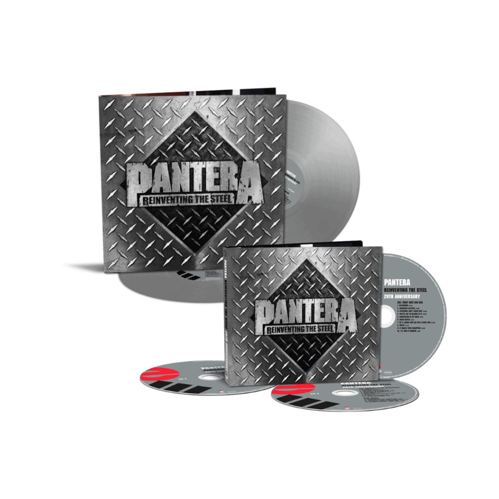 Pantera - Reinventing the Steel 20th Anniversary Edition Limited Edition Silver Double-Vinyl + 3CD