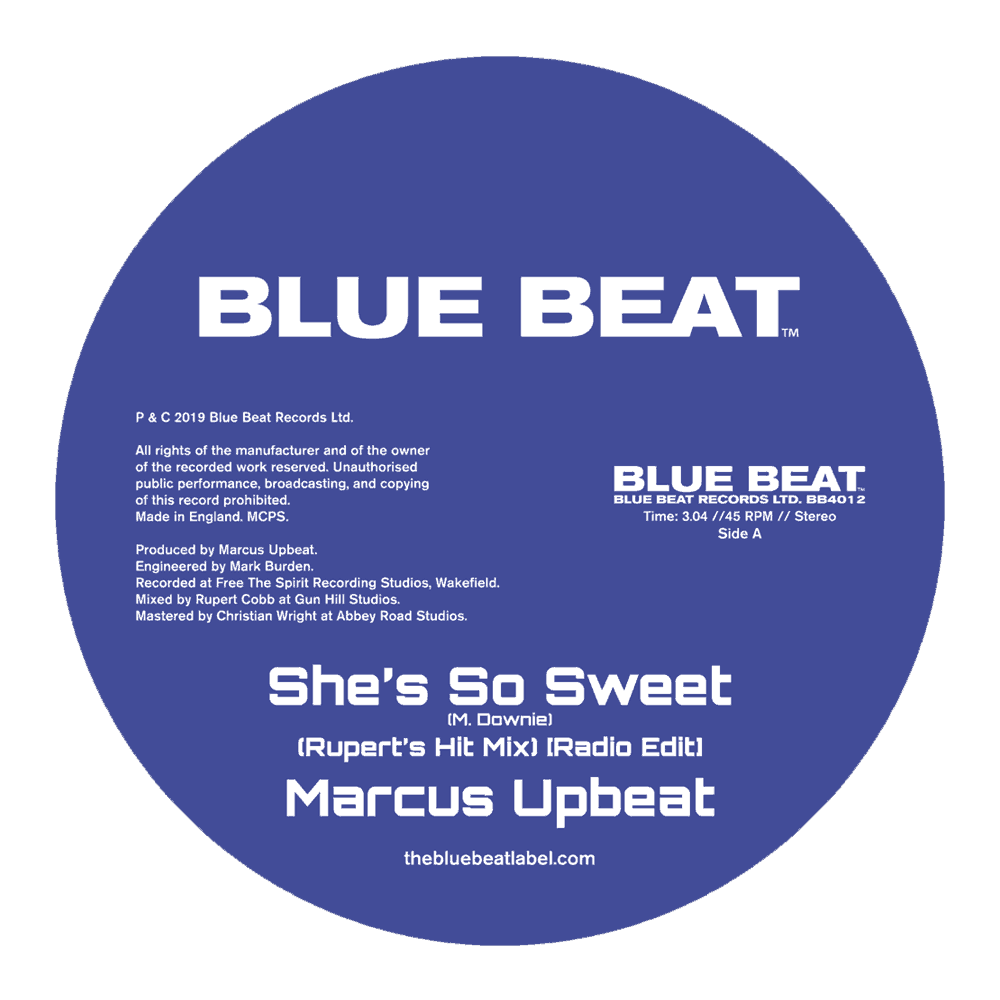 Marcus UpBeat - She's So Sweet  7 Inch