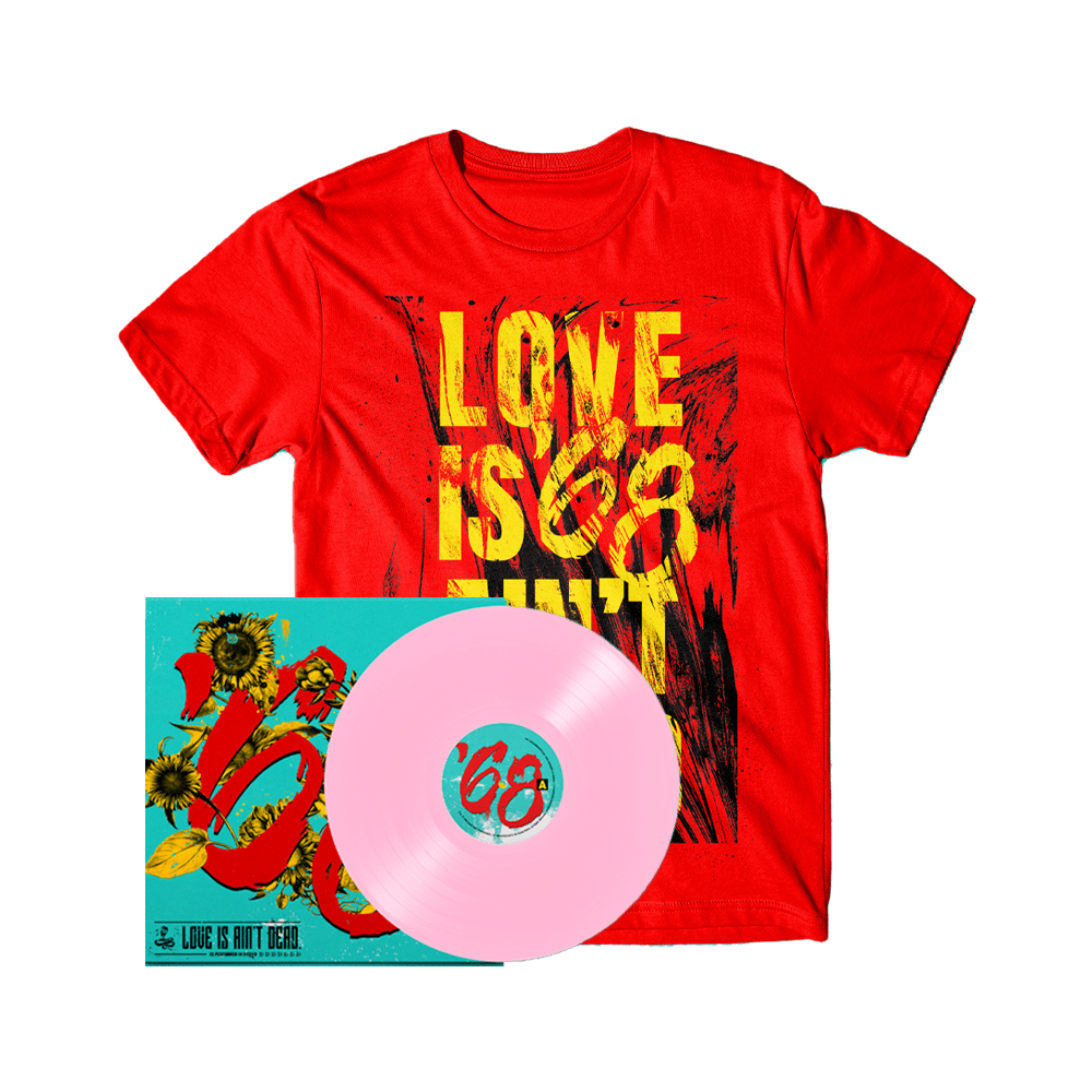 '68 - Love Is Aint Dead Baby Pink 10-Inch Vinyl-T-Shirt