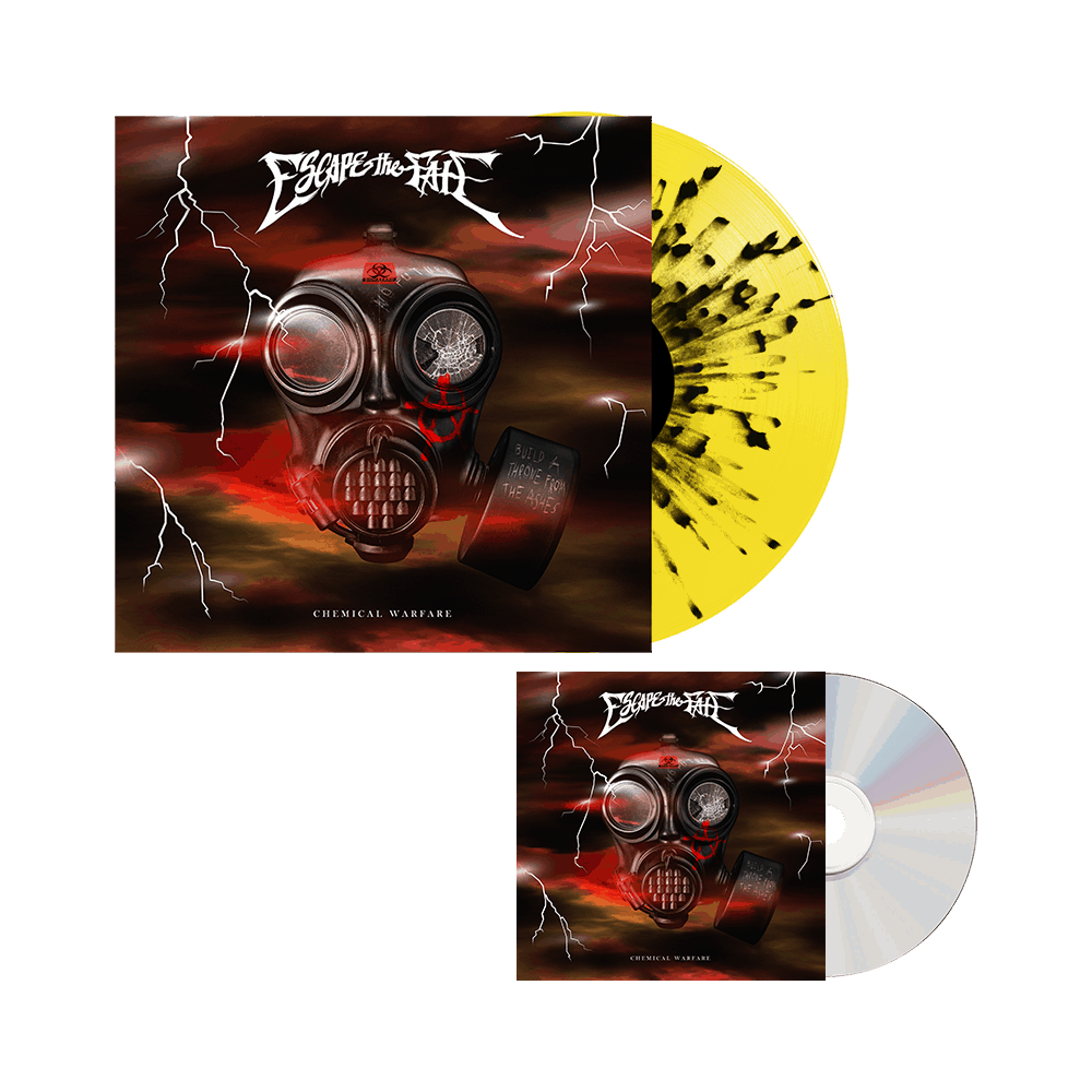 Escape The Fate - Chemical Warfare CD-Yellow Splatter Vinyl