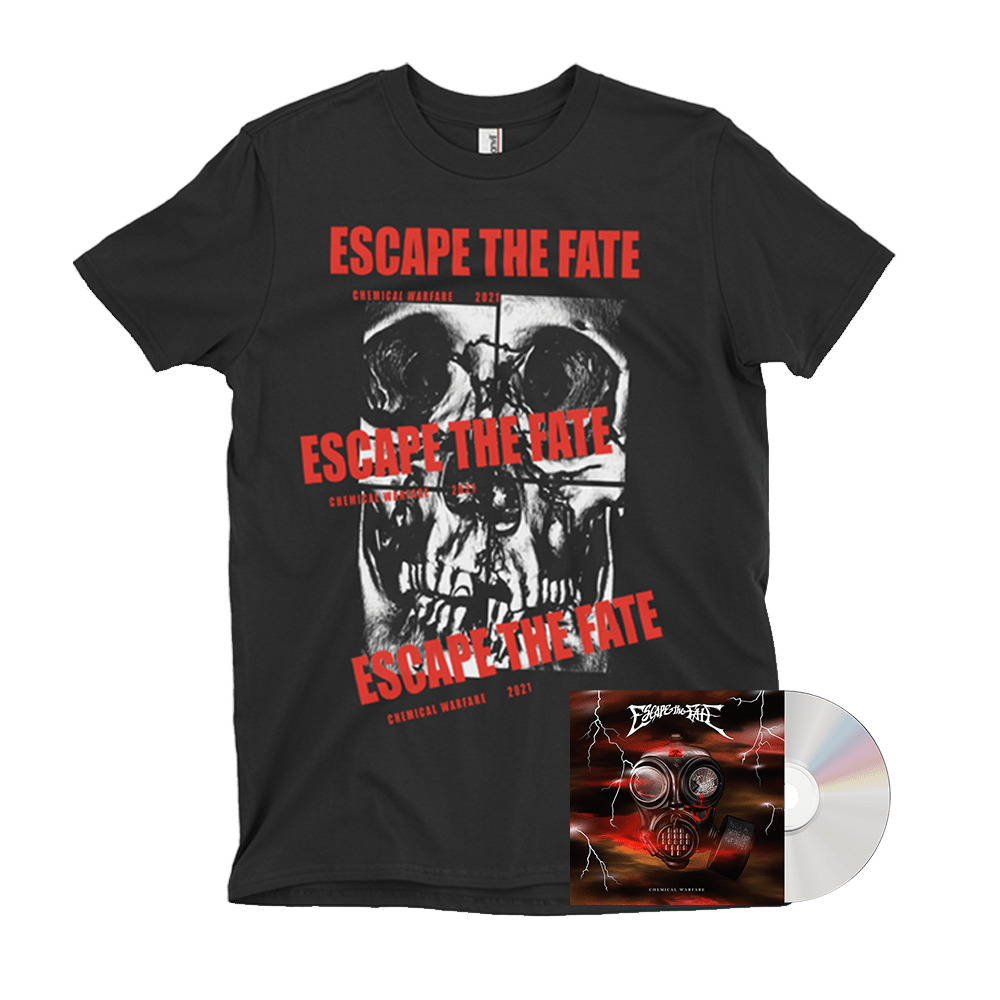 Escape The Fate - Chemical Warfare CD-Chemical Warfare T-Shirt