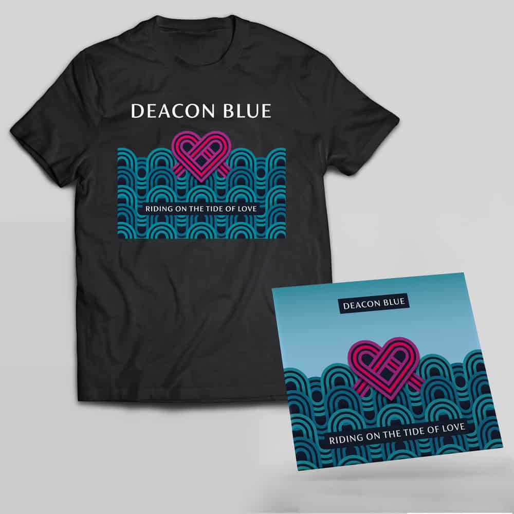 Deacon Blue - Riding On The Tide Of Love CD + T-Shirt