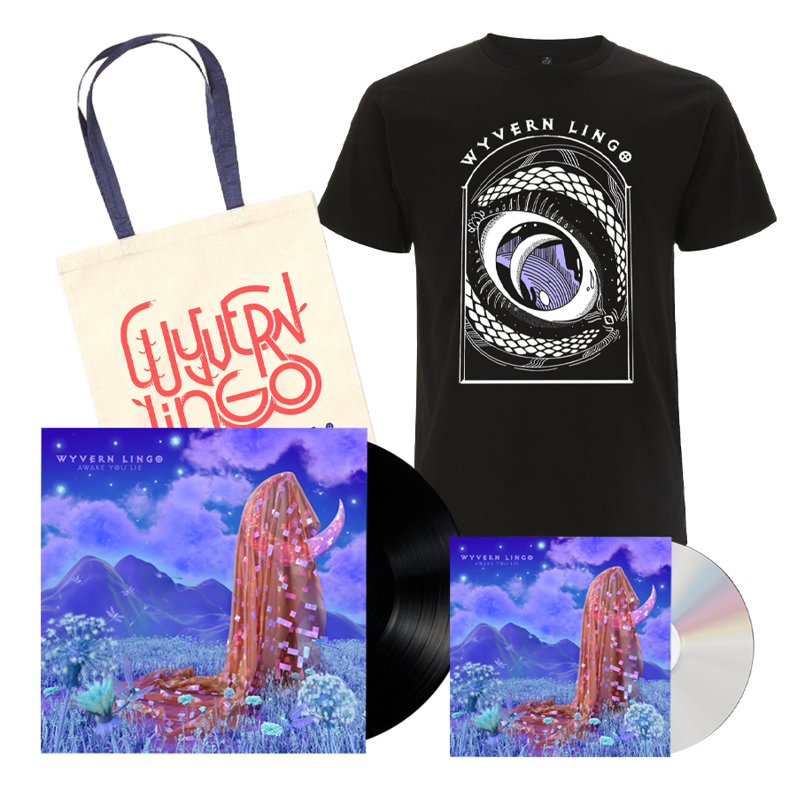 Wyvern Lingo - Awake You Lie CD + Vinyl + T-Shirt + Tote Bag