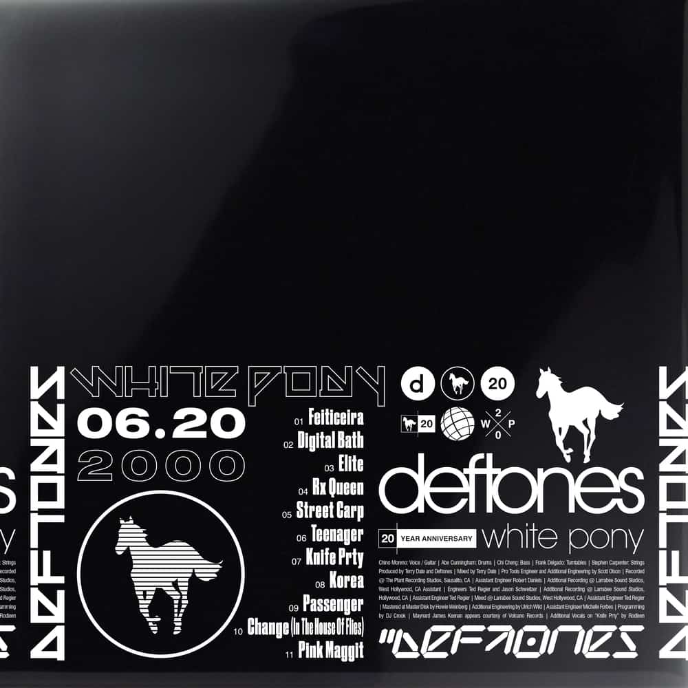 Deftones – White Pony 20th Anniversary Deluxe Limited Edition 4LP w/ Art Print + 2CD