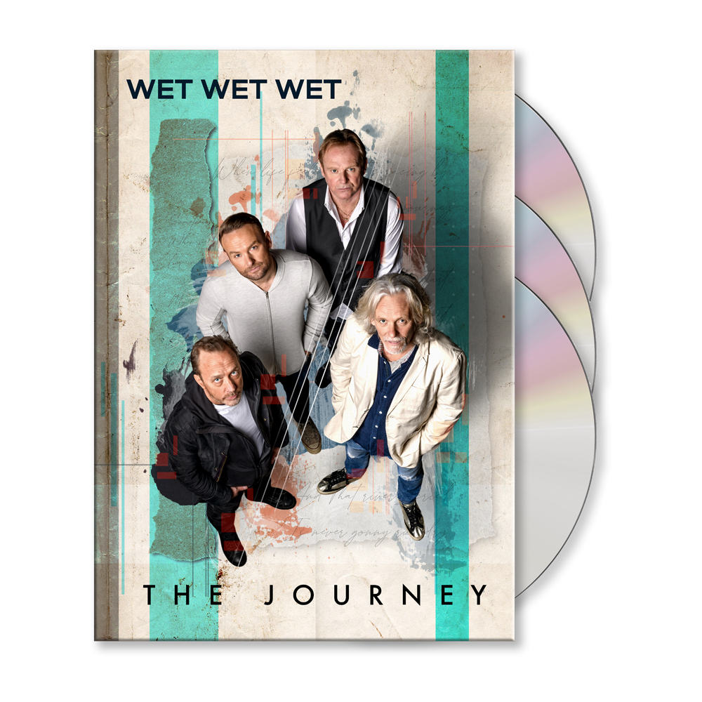 Wet Wet Wet - The Journey Deluxe 3-Disc Book Edition Album Signed-CD/DVD