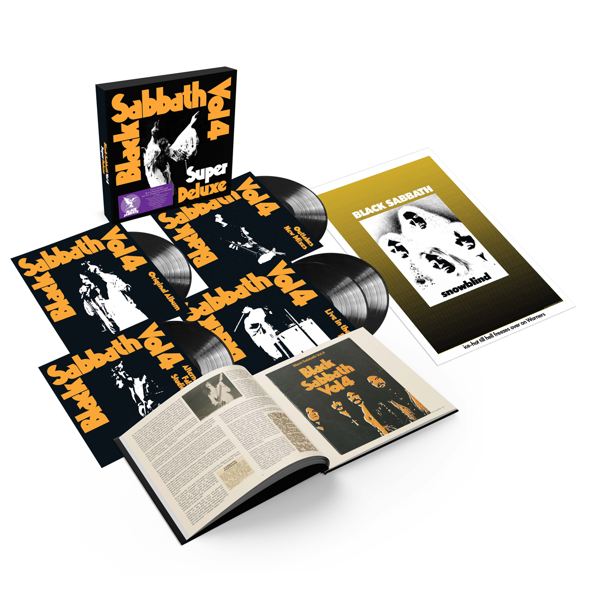 Black Sabbath - Vol 4 Super Deluxe 5LP Boxset